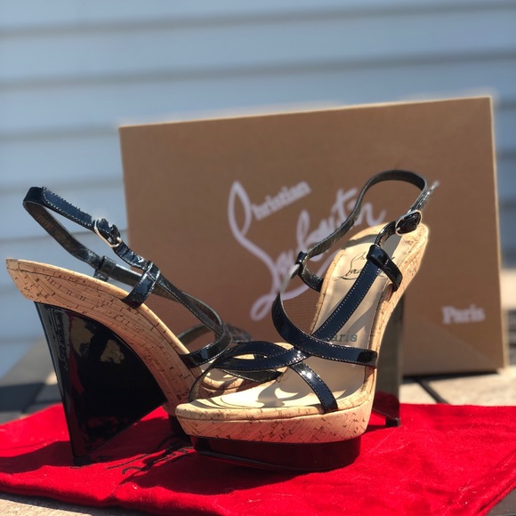 Christian Louboutin Shoes - Christian Louboutin Mimi Bis Wedge Sandal